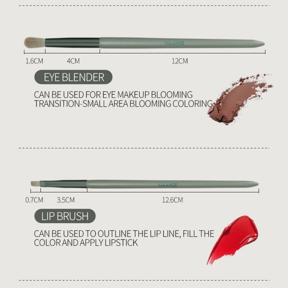 13Pcs Makeup Brush Set & Bag Portable Beauty Tool - Picture 9 of 13